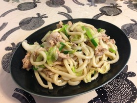おつまみ塩焼きうどん