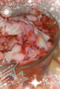 冷凍 イチゴかき氷
