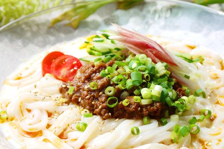ピリ辛豆乳ごまだれで作る 冷やし坦々麺 レシピ 作り方 By ケチャ ウル クックパッド 簡単おいしいみんなのレシピが357万品