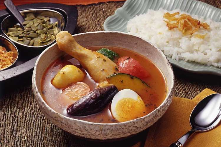 骨付きチキンと野菜のスープカレー レシピ 作り方 By ハウス食品株式会社 クックパッド 簡単おいしいみんなのレシピが352万品