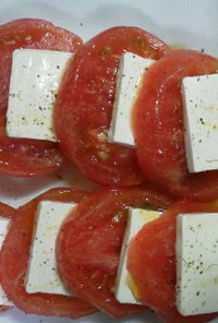 トマトとクリチの簡単サラダ(*^^)v