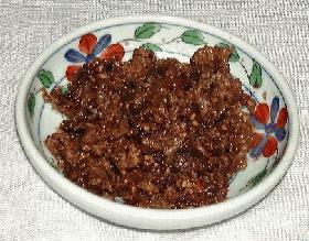 牛肉の当座煮