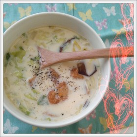 美肌の豆乳スープ
