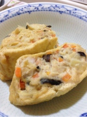 鶏ミンチでキャベツ入り巾着煮★