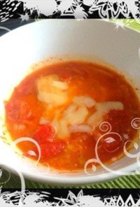 トマト＆キムチのあったかスープ