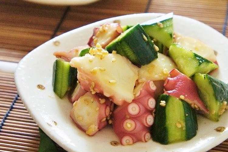 タコきゅうり にんにく生姜醤油和え レシピ 作り方 By Komomoもも クックパッド 簡単おいしいみんなのレシピが355万品
