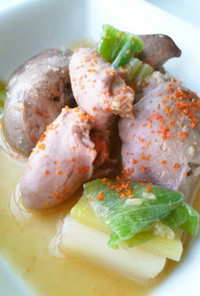 鶏レバーの味噌生姜煮