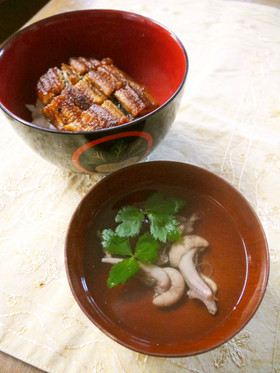 きも吸い✿土用丑✿うなぎ蒲焼きのお伴に