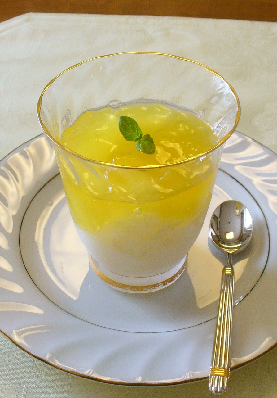 紅アプリコットとスパークリングワインのグラニテ レシピ・作り方