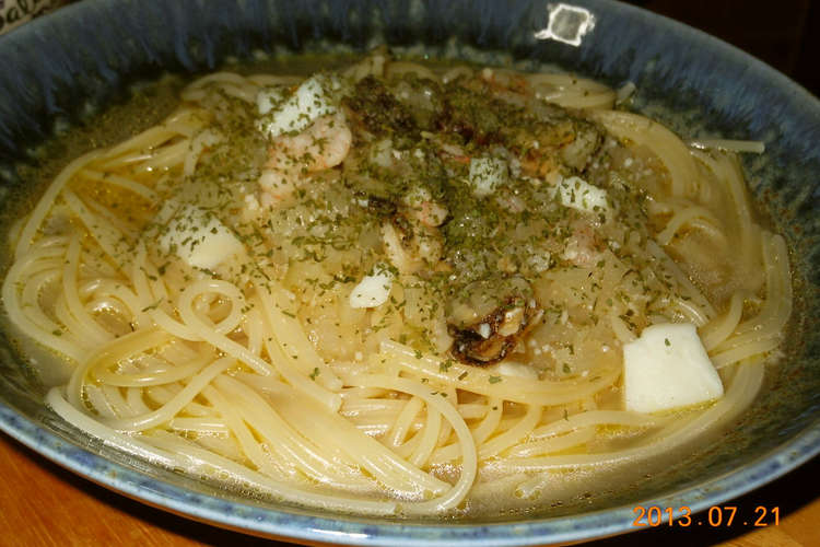 シーフードミックスでスープスパ レシピ 作り方 By Ideons クックパッド 簡単おいしいみんなのレシピが376万品