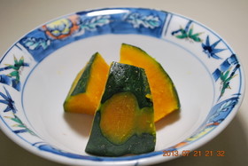 超簡単♪ レンジで2分南瓜煮