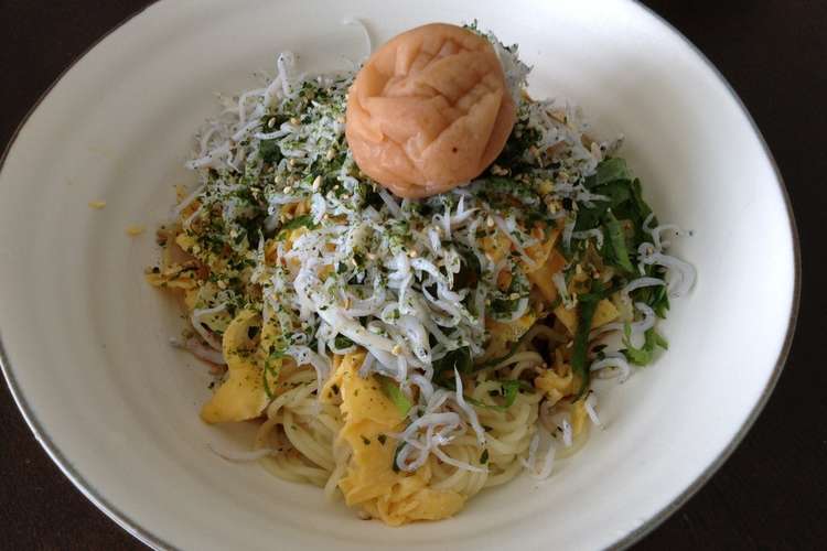 夏バテでも食べれる うめぼし冷やし中華 レシピ 作り方 By Hachikoxxx クックパッド 簡単おいしいみんなのレシピが352万品