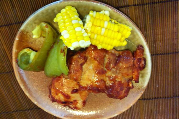 アメリカンなバーベキューチキン レシピ 作り方 By 四角い象 クックパッド 簡単おいしいみんなのレシピが355万品