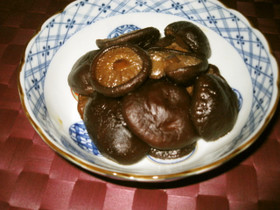 干ししいたけの含め煮