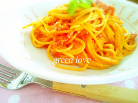 濃厚♪トマトクリームチーズパスタ☆
