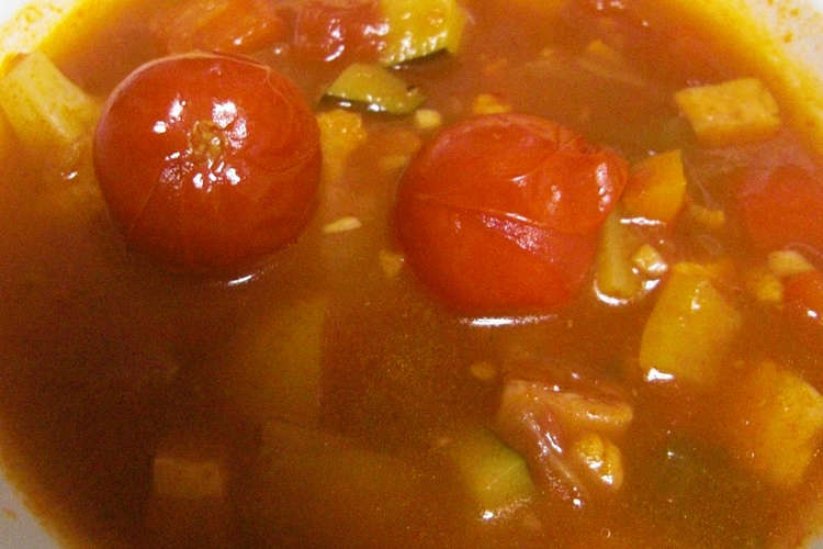 おかず まんまるトマトのミネストローネ レシピ 作り方 By ほっぺとえくぼ クックパッド 簡単おいしいみんなのレシピが357万品