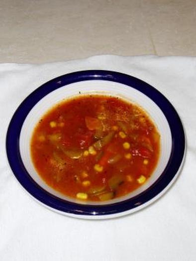 野菜た～っぷりトマトなスープの写真