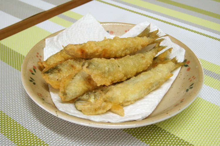 鮎の天ぷら サクふわ食感 レシピ 作り方 By ぴょん太58 クックパッド