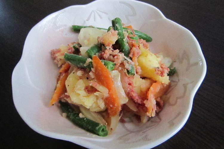 まるで野菜炒め なじゃがいもの和風サラダ レシピ 作り方 By 万歳食いしん坊 クックパッド 簡単おいしいみんなのレシピが360万品