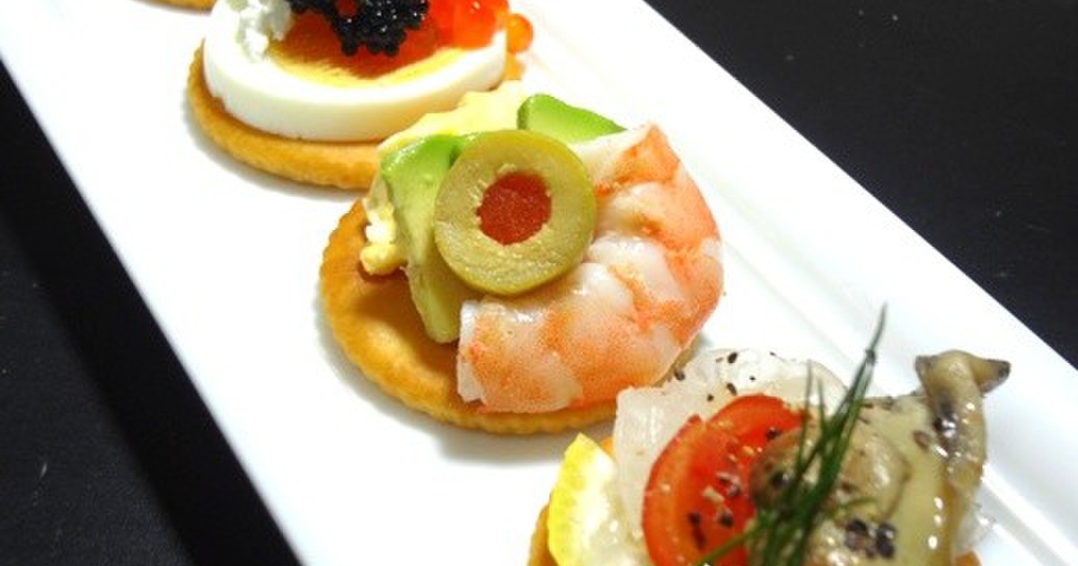 カナッペ4種♪ by nyaop 【クックパッド】 簡単おいしいみんなのレシピが369万品