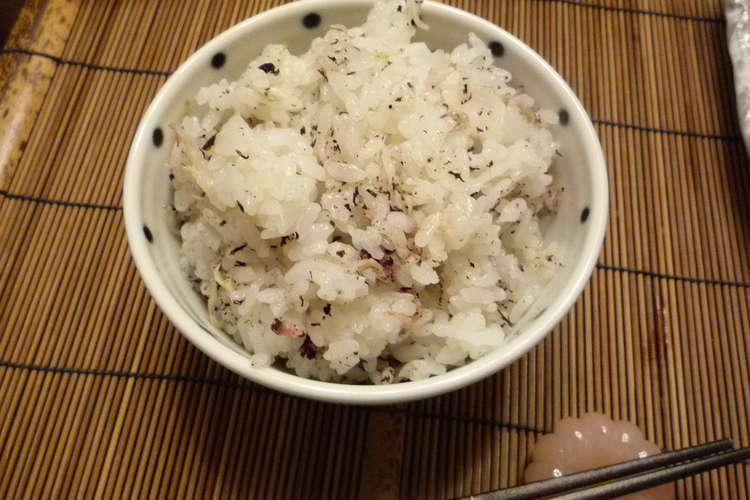ゆかりとじゃこの炊き込みご飯 レシピ 作り方 By 文蔵子 クックパッド