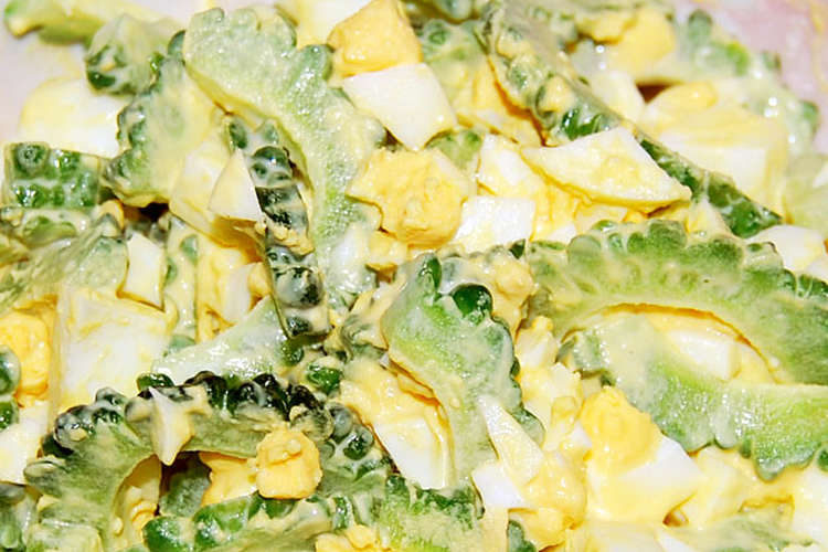 簡単美味しい ゴーヤと卵のサラダ レシピ 作り方 By Xlr250r クックパッド