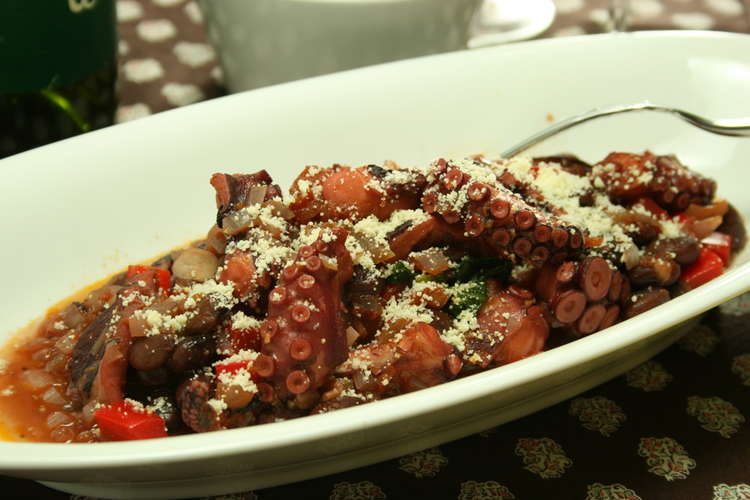 タコとお豆のピリ辛トマト煮込み レシピ 作り方 By 在校生の作品 クックパッド 簡単おいしいみんなのレシピが358万品