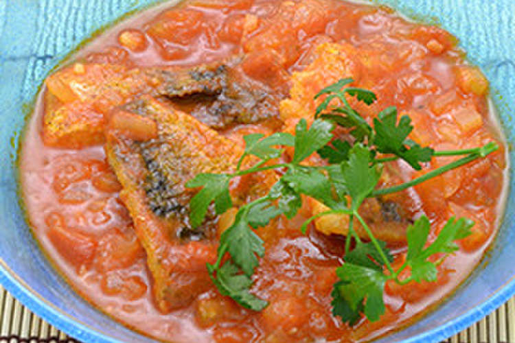 さばのトマト煮 イタリアン メイン魚料理 レシピ 作り方 By Ta Ke O クックパッド 簡単おいしいみんなのレシピが352万品