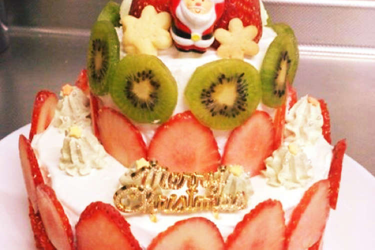 二段クリスマスケーキ レシピ 作り方 By Manob クックパッド 簡単おいしいみんなのレシピが363万品
