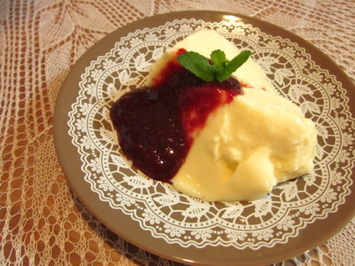 洗い物少☆豆乳レアチーズ風ババロアの写真