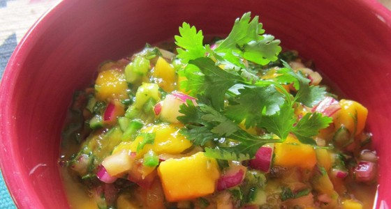 レモンゼスト・マンゴーサルサのレシピ