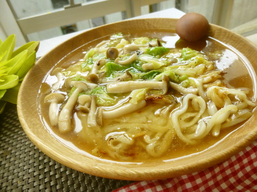 夏休みの昼ご飯レシピ！簡単和風皿うどん☆の画像