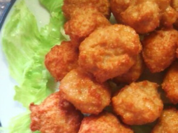 簡単!節約!鶏ひき肉と豆腐のカラアゲくん