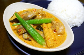自家製ペーストで作るタイレッドカレー