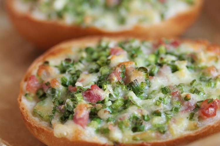 ベーグルトーストღねぎチーズベーコン レシピ 作り方 By Hoink クックパッド 簡単おいしいみんなのレシピが360万品