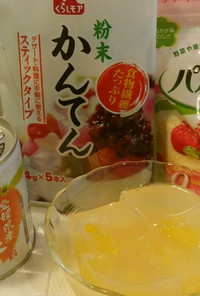 【腸美人への道】缶詰 de フルーツ寒天