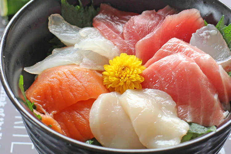 たれ 寿司飯が美味し い 海鮮丼 レシピ 作り方 By ｱﾄﾘｴ沙羅 クックパッド