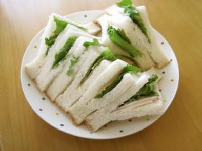 こどもが食べやすく作りやすいサンドイッチの写真