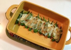 簡単✿ししとうのマヨチーズ焼き✿