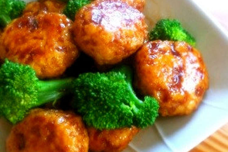 ふわふわ鶏つくねの甘酢てり焼き レシピ 作り方 By さらさ クックパッド