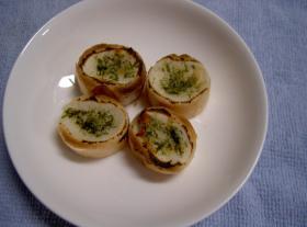 息子のおやつ(お麩スナック)