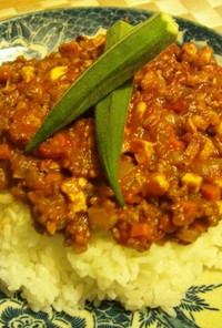 厚揚げで！ヘルシーキーマカレー