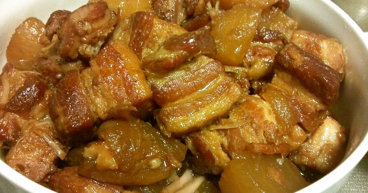 圧力鍋でとろとろ豚の角煮 by ユアイ 【クックパッド】 簡単おいしいみんなのレシピが350万品
