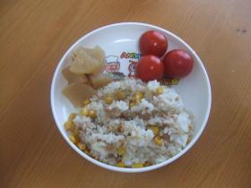 パパッと☆ツナコーンチャーハン