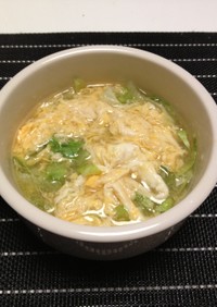 シャキシャキレタスの中華スープ