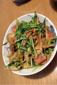 スパムと野菜の味噌炒め