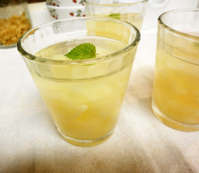 甘さ控えめ☆パイン缶のゼリー