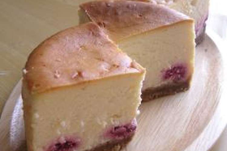 ラズベリー ホワイトチョコチップのチーズケーキ レシピ 作り方 By さっちゃん クックパッド