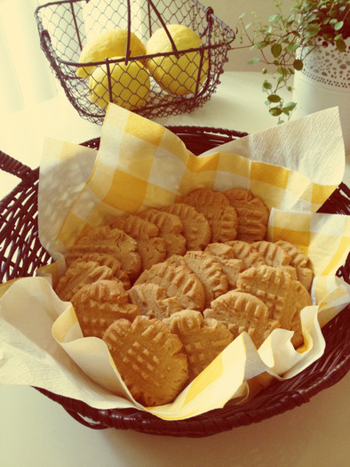 ピーナツバタークッキーの写真