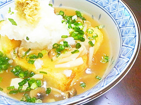 【揚げない/水切りなし】揚げ出し豆腐